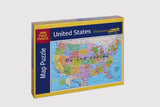 United States of America 1000 Piece Map Jigsaw Highways Rivers Capitals Hennessy Puzzles