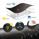 Aoretic Grill Cover, 58 inch BBQ Gas Grill Cover for Outdoor Grill, Charbroil Grill Cover Barbecue Waterproof, Anti-UV for Weber Char-Broil Monument, Dyna-glo Nexgrill Spun Polyester Aoretic