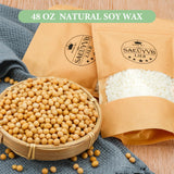 SAEUYVB Candle Making Kit with Wax Melter, Candle Making Kit for Adults, Candle Kit - DIY Starter Soy Candle Making Kit - Perfect as Home Decorations SAEUYVB