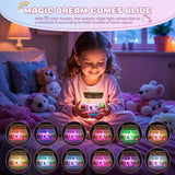 Nicella Unicorn Light-Up Terrarium Kit for Kids - LED Night Light Birthday Gift for Girls Ages 4 5 6 7 8-12 Year Old - Unicorn Toys for Girls - DIY Arts and Crafts Kit for Kids - Best Presents Nicella