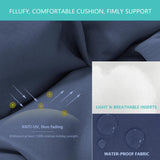 HLNPTN Patio Egg Chair Wicker Outdoor Egg Basket Chairs, Oversized Outdoor Furniture PE Rattan Patio Lounge Chair 440lb Capacity Sofa Seat with Stand & Gray Cushions for Indoor, Living Room, Backyard HLNPTN