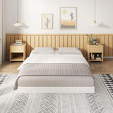 EMODA King Box Spring Bed Base 5 Inch Heavy Duty Metal Mattress Foundation with Fabric Cover, 3000lbs Max Weight Capacity, Noise Free, Easy Assembly EMODA