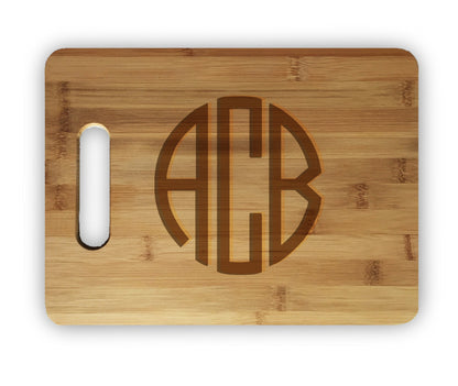 Custom Personalized Laser Engraved Bamboo Cutting Board - Wedding, Housewarming, Anniversary, Birthday, Holiday, Gift For Him, For Her, For Boys, For Girls, For Husband, For Wife, For Them, F - WoodArtSupply