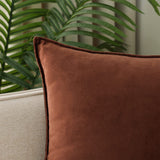 JIAHANNHA Velvet Brown Throw Pillow Covers Pack of 2 Spring Decorative Soft for Couch Sofa Bed Livingroom Office 18×18 Inches JIAHANNHA
