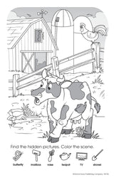 School Zone My First Hidden Pictures Workbook: 48 Pages, Pre-K, Preschool, Kindergarten, Activity Pad, Search & Find, Picture Puzzles, Coloring, Ages 4 to 6 (Little Busy Book Series) School Zone