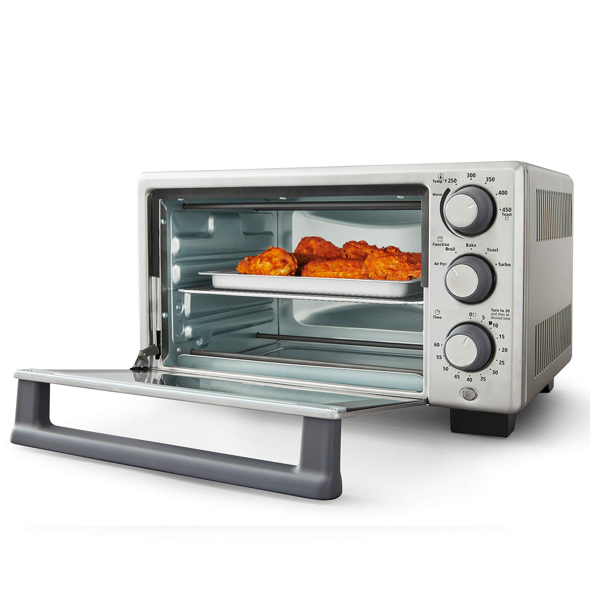 Oster Compact Countertop Oven With Air Fryer, Stainless Steel Oster