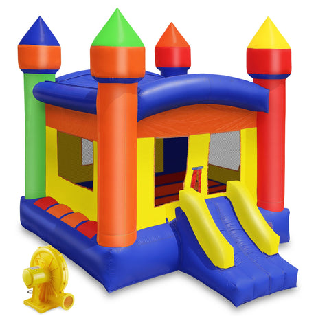 Cloud 9 Commercial Grade 13' x 13' Castle Bounce House with Blower - 100% PVC Inflatable Bouncer Cloud 9