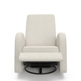 Storkcraft Santa Monica Power Recliner Swivel Glider (Dune Basketweave) – Effortless Electronic Power Recline, USB-A & USB-C Charger STORKCRAFT