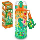 EDSPORTSHOUSE Decorate Your Own Water Bottle Kits for Boys Age 5-12,Dinosaur Painting Crafts,Fun Arts and Crafts Toys for Boys Birthday Christmas(Dinosaur) EDSPORTSHOUSE