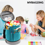 MYBAGZING Expandable Crochet Bag-Knitting Bag Yarn Storage Organizer - Yarn Bag and Crochet Tote, Yarn Holder for Crocheting, Crochet Accessories, Suppliers, Needles with Zipper Closure-Ideal Gift MYBAGZING