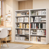 Book Shelf,5 Tier Metal Bookshelves,66" Tall Free Standing Bookcase with Adjustable Storage Shelves, Large Bearing for Bedroom Living Room Home Office,White Bookshelf (66" Bookcase) RpAosd