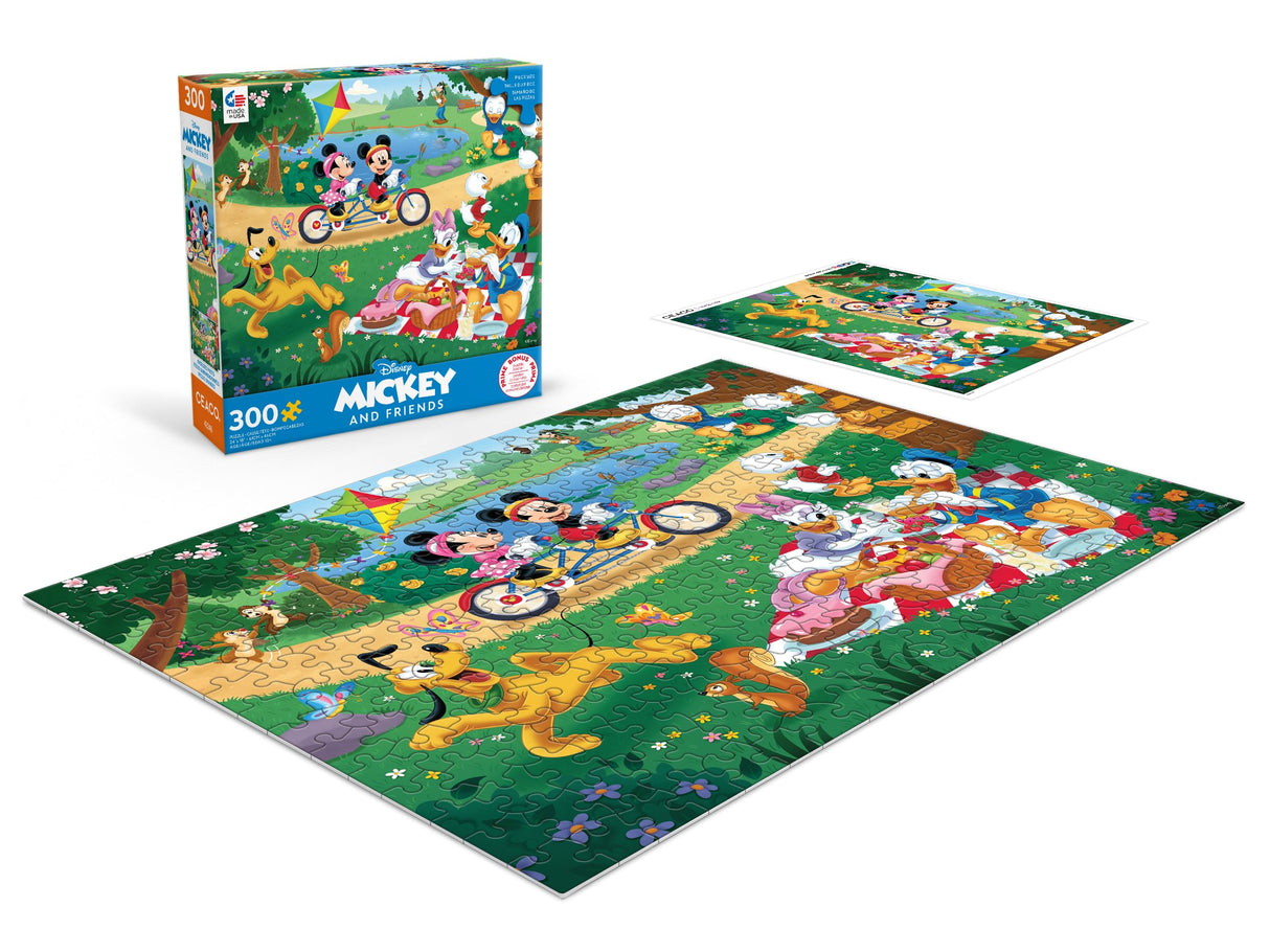 Ceaco - Disney - Mickey & Minnie in The Park - 300 Piece Jigsaw Puzzle Ceaco