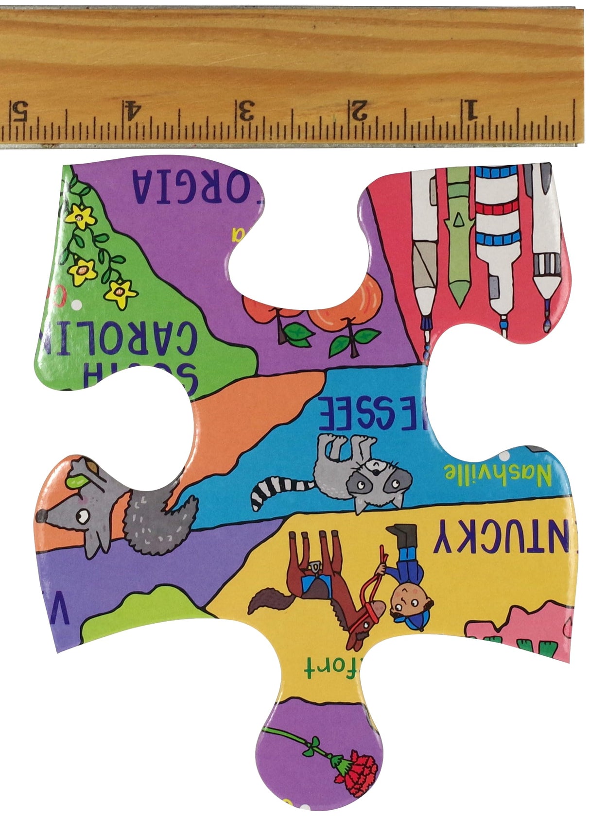 PETER PAUPER PRESS USA Map Jumbo Floor Puzzle - Fun and Educational! Learn Geography, State capitols, and Historic Landmarks. (48 Pieces) (36 inches Wide x 24 inches high) PETER PAUPER PRESS