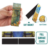 Magnetic Bookmarks 14Pcs Book Mark 3.1’‘ Page Magnetic Markers with Magnet Book Markers Page Clip for Students Teachers School Home Office Reading Supplies ABSOFINE