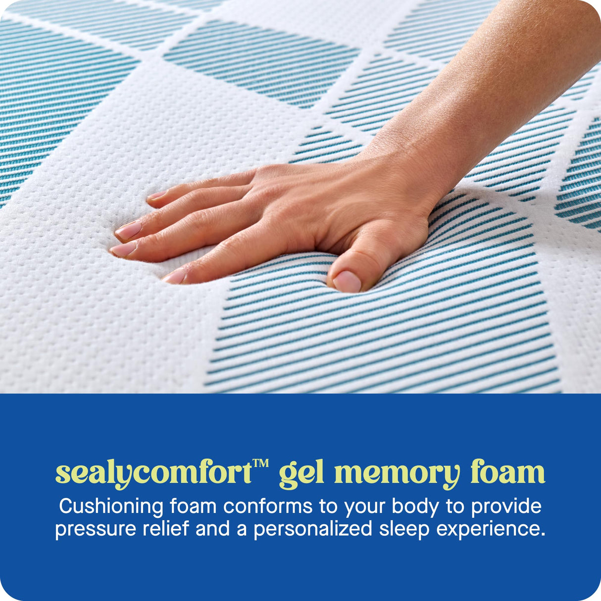 Sealy Dreamlife 10” Hybrid Mattress-in-a-Box, King, SealyComfort Gel Memory Foam, SealyResponsive Encased Coils, Surface-Guard Technology Sealy
