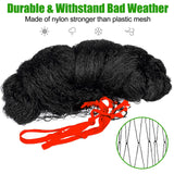 Bird Netting for Chicken Coop - 50x50ft Poultry Netting Over Chicken Run & Chicken Pen, Heavy Duty 2.4” Mesh Garden Net for Blueberry Bushes, Fruit Trees and Vegetable Against Birds, Deer, Squirrels RYHBETH