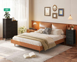 AODK Dresser for Bedroom with 5 Storage Drawers, 48" Tall Dresser Chest of Drawers Fabric Dresser with Sturdy Steel Frame, Black AODK