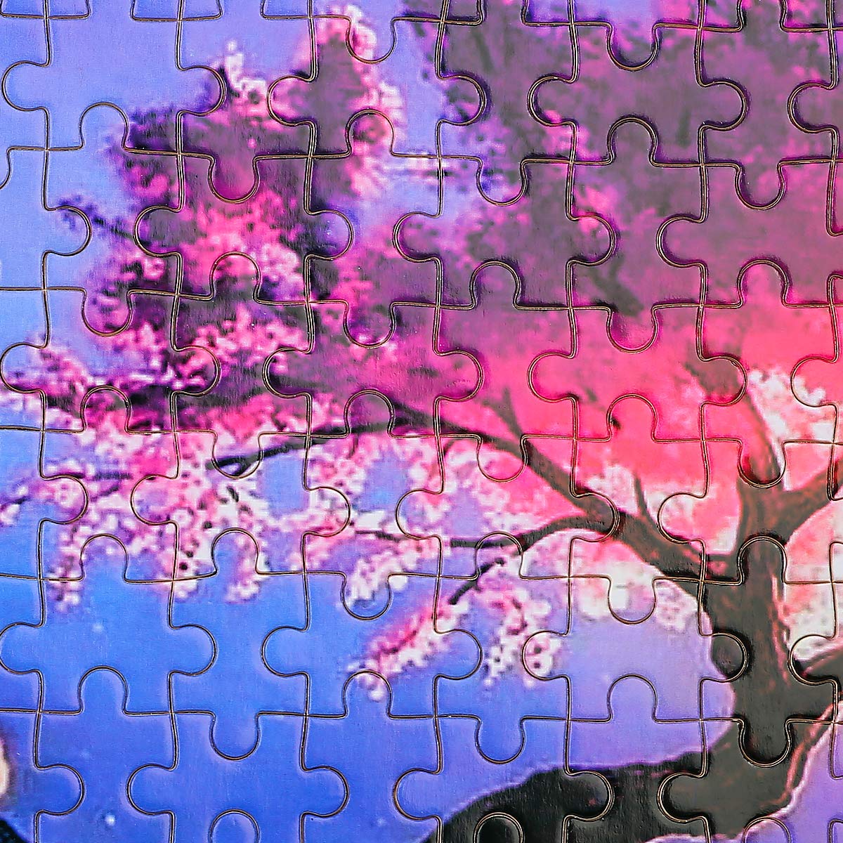 Ingooood- Jigsaw Puzzle 1000 Pieces for Adult- Fantasy Series- Cherry Blossom on Lava_IG-1266 Entertainment Wooden Puzzles Toys Ingooood