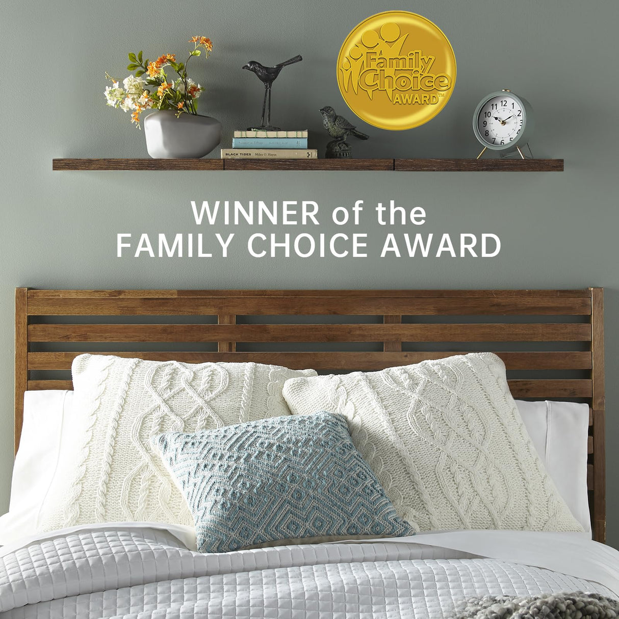 BAYKA Floating Shelves for Wall – Bathroom Shelves Rustic Wood with Metal Brackets for Bathroom, Bedroom, Kitchen, or Living Room Decor – Rustic Brown, Set of 3, Sturdy Storage with 22lb Capacity BAYKA