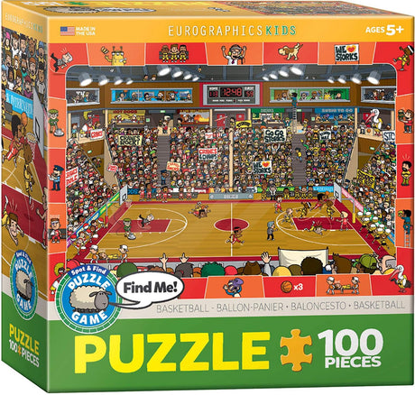 Basketball - Spot and Find Puzzle, 100-Piece EuroGraphics