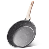CAROTE Nonstick Frying Pan Skillet,Non Stick Granite Fry Pan Egg Pan Omelet Pans, Stone Cookware Chef's Pan, PFOA Free,Induction Compatible(Classic Granite, 8-Inch) CAROTE