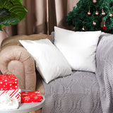 Remagr 12 Pack Sublimation Pillow Cases Bulk 18 x 18 Inch White Blank Cushion Covers DIY Heat Transfer Pillow Covers Short Plush with Invisible Zipper Decorative Polyester Throw Pillow Covers Remagr