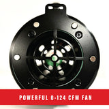 Perfect Draft BBQ Blower 4.0 for Offset Smoker Grill - Designed in Texas, Patented in the USA - Battery Powered BBQ Fan for Outdoor Barbecue Perfect Draft