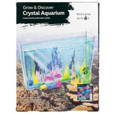 BBC Earth Grow & Discover Crystal Aquarium, Grow Colorful Cave-Like Crystal Formations Inside Reusable Tank, Magic Rocks, STEM Toys, Unique Crystal Growing kit, Science Experiments for Kids 6-8 Horizon Group USA