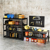 cynnda 4-Tier 60" W X 24" D X 60" H Garage Shelves 2500LBS Heavy Duty Shelving Adjustable Basement Storage Garage Shelf Metal Storage Rack Units Industrial Shelving cynnda