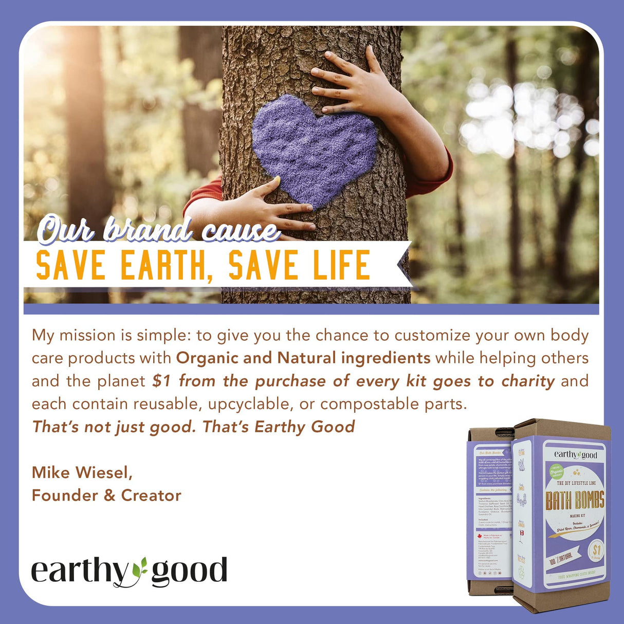 Earthy Good DIY Bath Bomb Kit With Organic Ingredients 100% Natural Includes: Essential Oils, Dried Rose, Chamomile & Lavender, Molds, Guide & More- Includes Furoshiki Cloth- Makes 10 Mini Bath Bombs Kiss Naturals