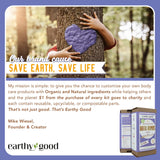 Earthy Good DIY Bath Bomb Kit With Organic Ingredients 100% Natural Includes: Essential Oils, Dried Rose, Chamomile & Lavender, Molds, Guide & More- Includes Furoshiki Cloth- Makes 10 Mini Bath Bombs Kiss Naturals