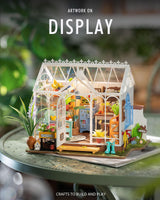 Rolife DIY Miniature Dollhouse Kit, Build 9.6" Greenhouse Diorama Kit Building Set with LED Room Hobby Craft for Aduls Uniue Gifts for Teens (Dreamy Garden) Rolife