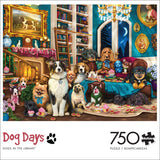 Buffalo Games - Brigid Ashwood - Dogs in The Library - 750 Piece Jigsaw Puzzle for Adults -Challenging Puzzle Perfect for Game Nights - Finished Size is 24.00 x 18.00 Buffalo Games
