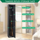 Templeton Quick Access Biometric Rifle and Gun Safe with Silent Mode - 4 Standard Rifle Capacity (without accessories) Templeton Safes