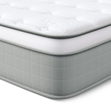 Vesgantti Queen Mattresses, 10 Inch Innerspring Hybrid Queen Size Mattress, Pressure Relief Pocket Spring Mattress in a Box with Breathable Memory Foam, Medium Firm, CertiPUR-US Certified Vesgantti