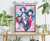 The Golden Girls Puzzle for Adults and Kids | 1000 Piece Jigsaw Puzzle | Funny Retro '80s TV Show Collage | Interactive Brain Teaser for Family Game Night | 28 x 20 Inches Toynk