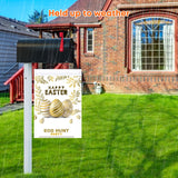 Blank Garden Flags 3-layer Fabric Double Sided Sublimation Lawn Yard Banner for Heat Transfer Vinyl 12X18 In 20 Pack White WANZELONYO