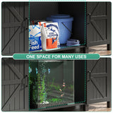 Saudism 55-75 Gallon Aquarium Stand With Charging Station, Farmhouse Fish Tank Stand, Reptile Tank Stand Terrarium Stand with Drawer and Cabinet Storage, Sturdy Heavy Duty 53.5"×19.7" Tabletop - Black Saudism