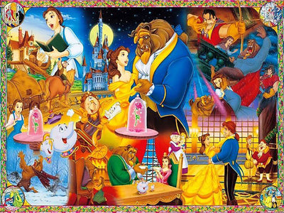 Youtheart Painting with Diamonds Beauty and Beast Diamond Art Princess Belle, 5D Full Drill Cross Stitch Embroidery Kits…
