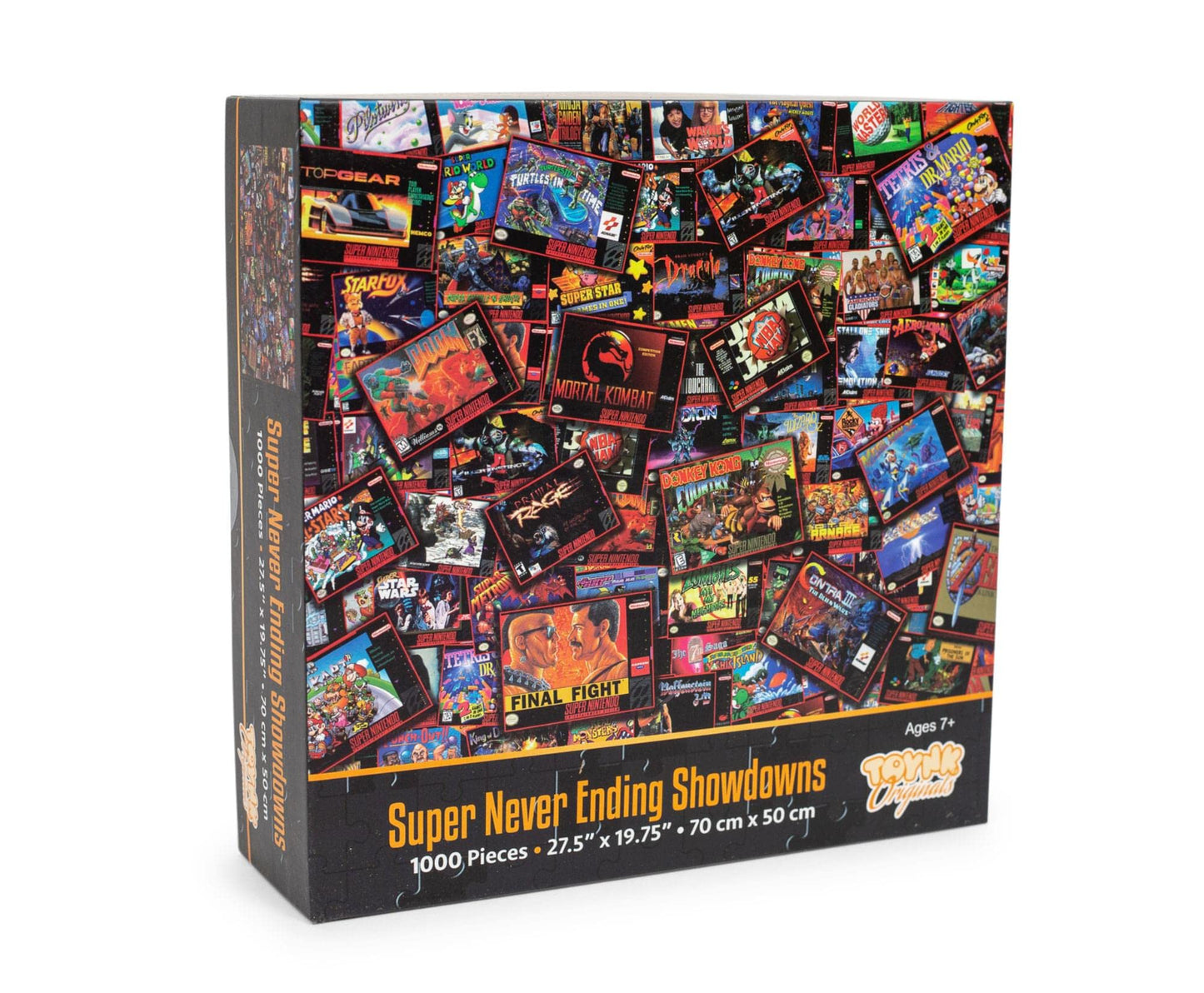 Super Never Ending Showdowns Retro Video Games 1000-Piece Jigsaw Puzzle for Adults, Kids | Interactive Brain Teaser, Educational Toys & Games, Home Activities, Building Sorting Toys for Creative Play