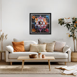 NEWENMO Mandala Diamond Art Kits for Adults, 5D Flower Diamond Painting Kit, DIY Full Drill Gem Art Crafts for Adults, Home Wall Decor 12x12 Inch NEWENMO