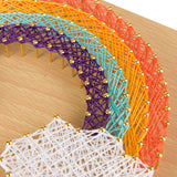 CraftMelonMelon DIY 3D String Art Kit for Adults Beginners - Rainbow Cloud Craft Kit- Beginner to Advanced Crafters, Unique Home Wall Decorations Gift，Art Crafts(5.91 inches * 7.87 inches) CraftMelonMelon