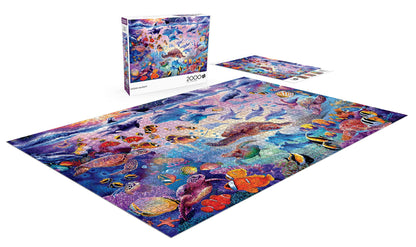 Buffalo Games - Ocean Majesty - 2000 Piece Jigsaw Puzzle for Adults Challenging Puzzle Perfect for Game Nights - 2000 Piece Finished Size is 38.50 x 26.50 - WoodArtSupply