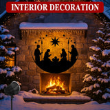 Tuanse Christmas Outdoor Nativity Projector Lights LED Flood Light Holiday with Stars for Christmas Party Garden Landscape Decoration Tuanse