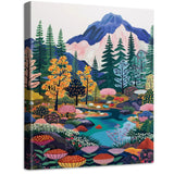 YALKIN Paint by Numbers for Adult Kits, DIY Landscape Oil Acrylic Painting Paint by Numbers on Canvas, Adults Paint by Numbers Kits Drawing Paintwork for Home Decor 16x20 inch/40X50CM (No Frame) YALKIN