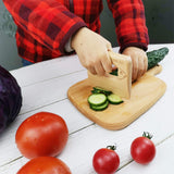 LUOLAO Wooden Kids Knife for Cooking and Safe Cutting Veggies Fruits, Cute Fish Shape Kids Kitchen Tools, Christmas Gifts for kids, 2-5 Years Old Applicable LUOLAO