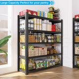 LUCYPAL Garage Shelving Heavy Duty,5-Tier Garage Shelves Storage Loads 4000LBS,Adjustable Metal Shelf Industrial Storage Rack for Basement Kitchen 84" H x 47" W x 24" D LUCYPAL