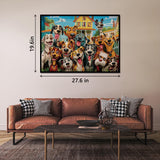 Funny Dog Puzzles for Adults 1000 Pieces, Cute Puppy Animal Jigsaw Puzzle, Challenging Happy Puppies Puzzle as Home Wall Art Decor PPuzzling