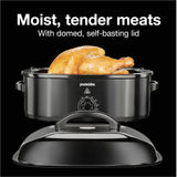 Proctor Silex 24-Pound Electric Roaster Oven with Variable Temperature Control, Self-Basting Lid & Removable Pan, 18 Quart, Black (32211) Proctor Silex