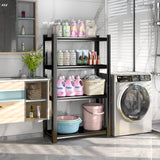 63"H Storage Shelves, 4 Tier Shelving Unit, Industrial Storage Unit, Metal Shelving Units, Adjustable Shelf Tool Storage Shelves for Garage, Garden, Outdoors, Black (35.4"W X 15.8"D X 63"H) PRESTELION